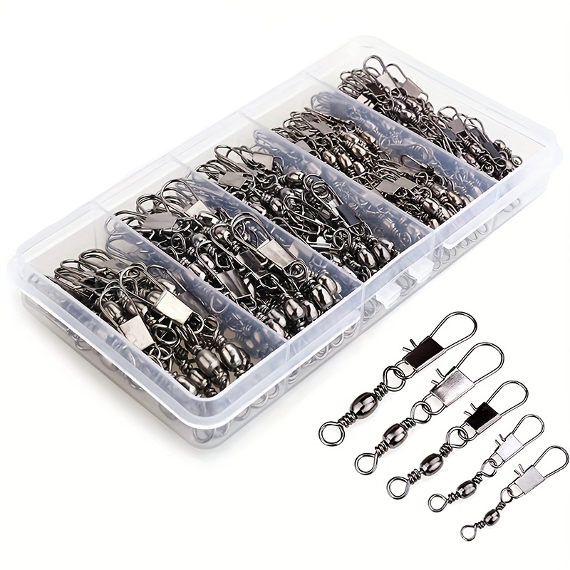 Fishing Lure Spinnerbait - 50/200 adet fırdöndülü olta aksesuarları, bilyalı