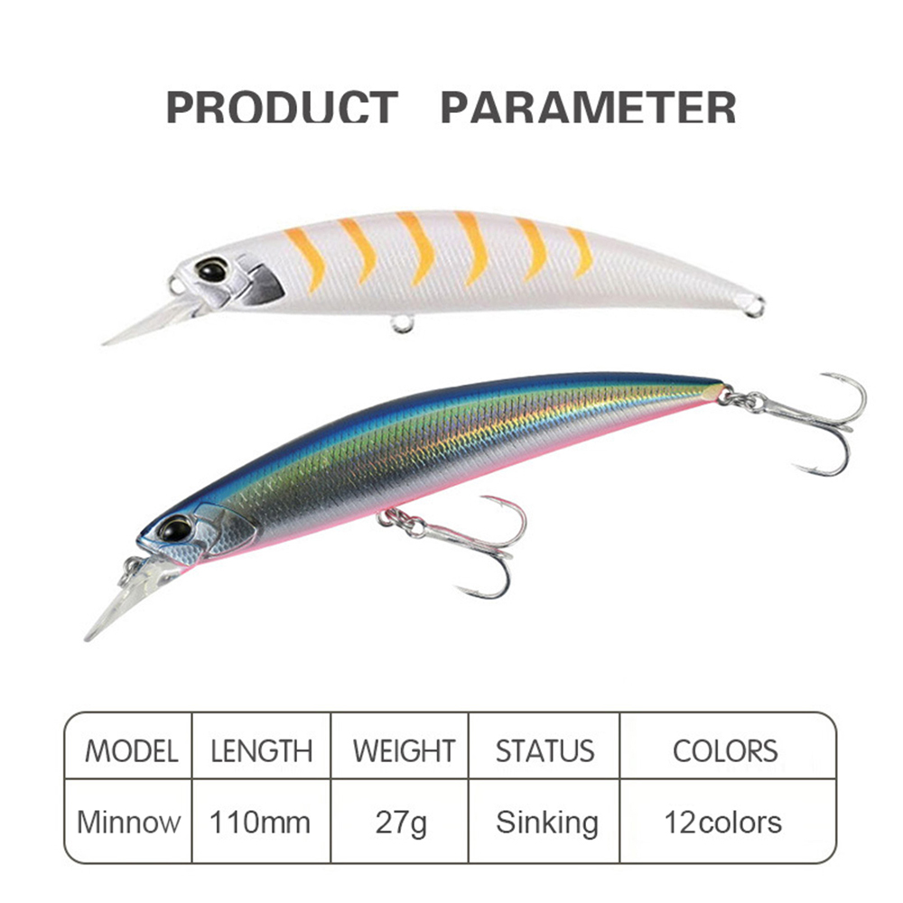 11cm 27g balıkçılık cazibesi M - Fishing Lure Jerkbait incelemesi ve fiyatı