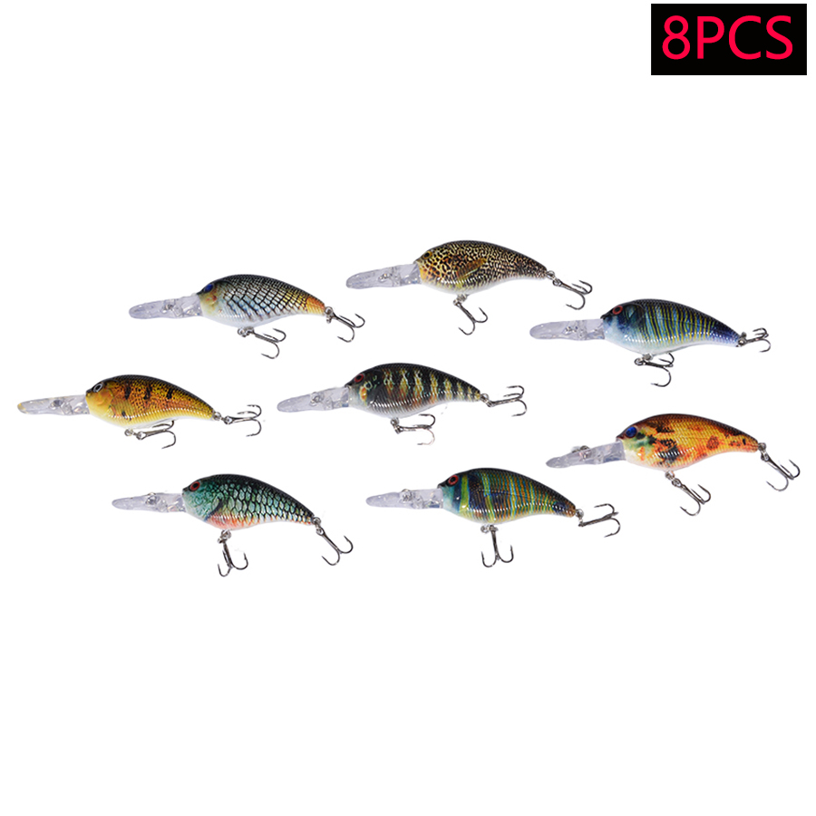 8 adet Jerkbait Minnow ABS Ser - Fishing Lure Spinnerbait incelemesi ve fiyatı