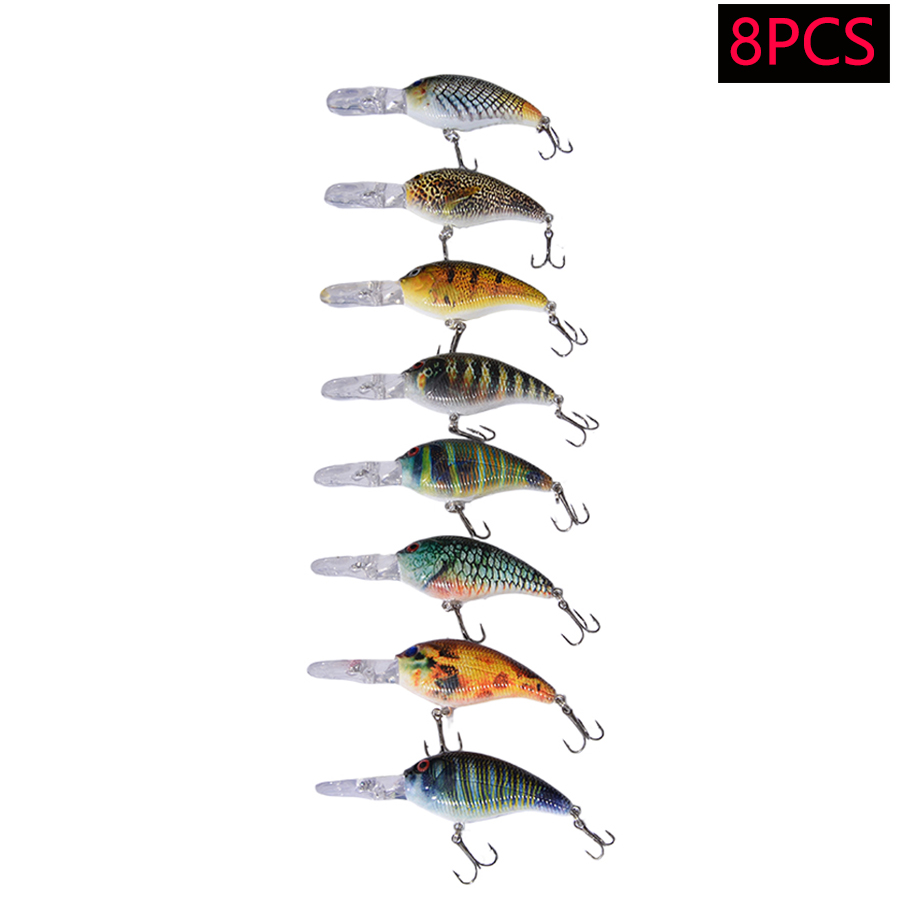 8 adet Jerkbait Minnow ABS Ser - Fishing Lure Spinnerbait incelemesi ve fiyatı