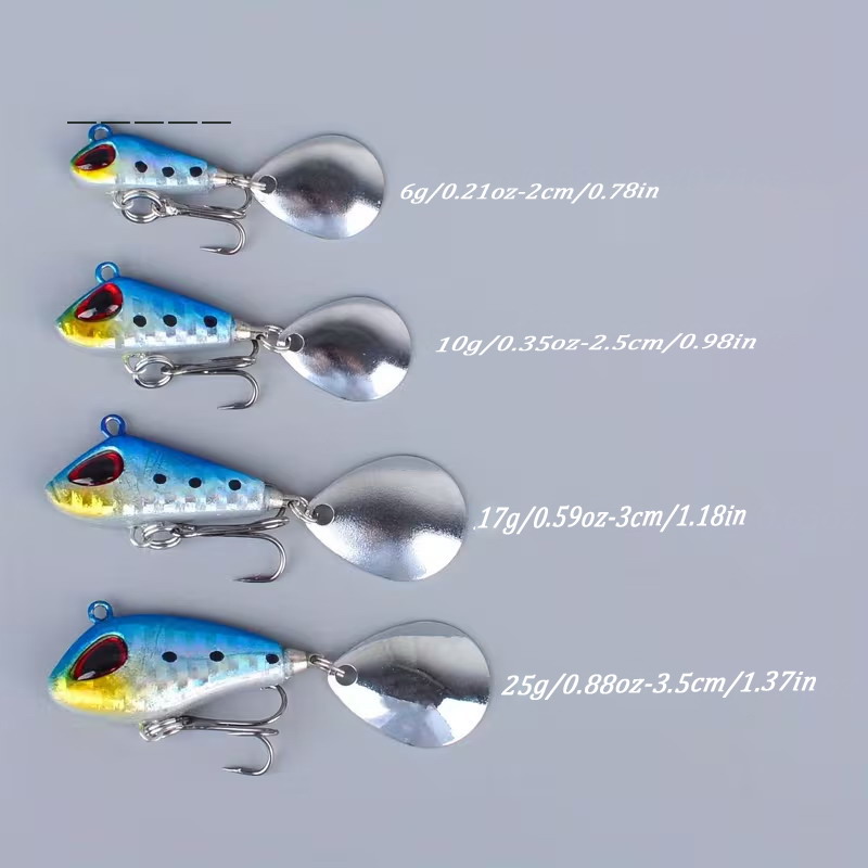 5/6 adet Mini VIB Kaşıklı Balı - Fishing Lure Spinnerbait incelemesi ve fiyatı